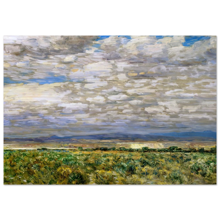 On the Snake River, Oregon - Childe Hassam Brushed Aluminum Print - 70x100 cm / 28x40 inches | Childe Hassam Aluminum Print | Childe Hassam Prints