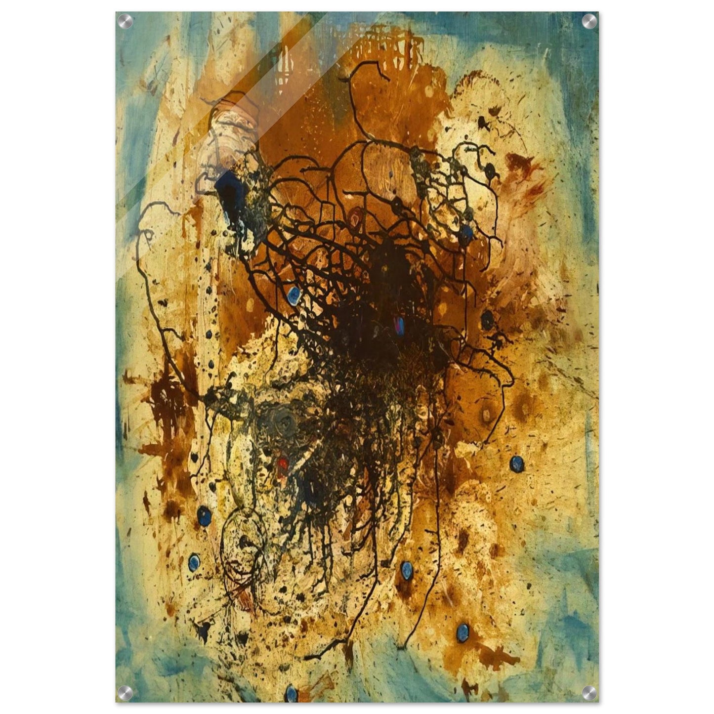 It's All Over - The City - 1947 - Wols Acrylic Print - 70x100 cm / 28x40″ inches | Wols Wall Art | Wols Prints