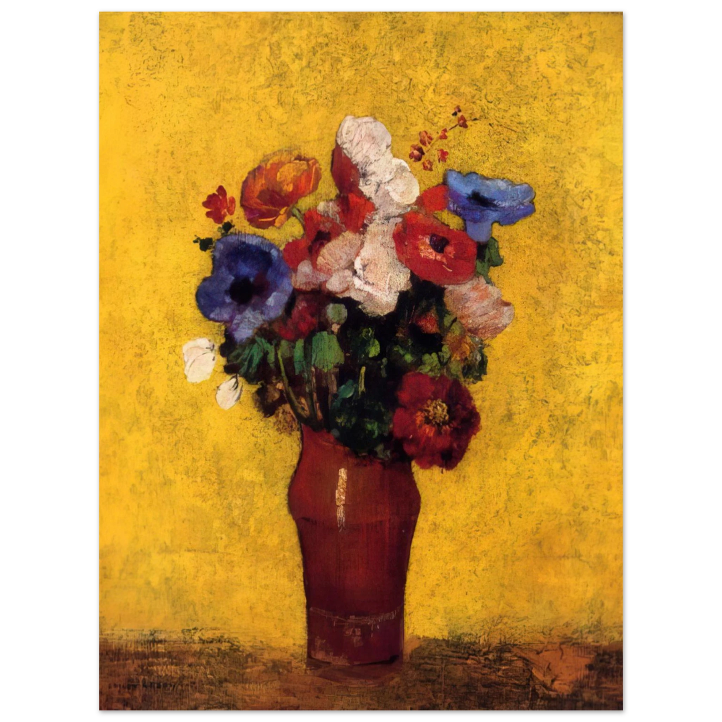 Odilon Redon - FLOWERS 4 Fine Art Poster - Default Title
