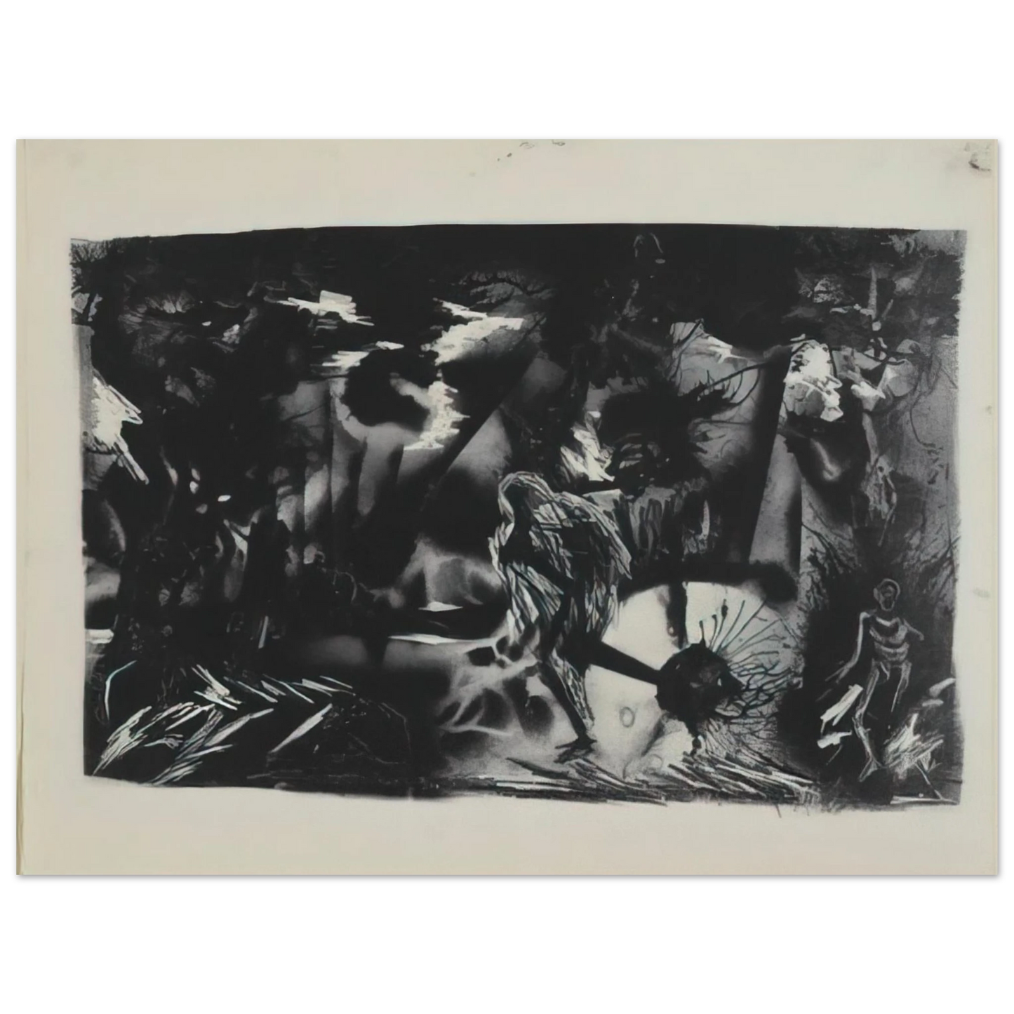 Jackson Pollock - FIGURES IN A LANDSCAPE Fine Art Poster - Default Title