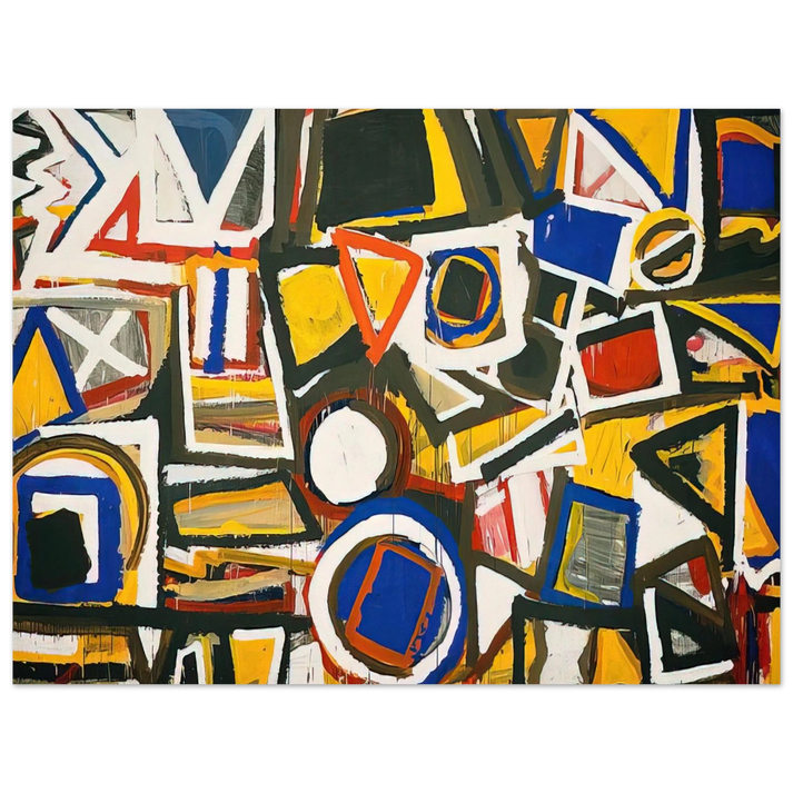 Al Held - Taxi Cab II 75x100 cm / 30x40inches Fine Art Poster