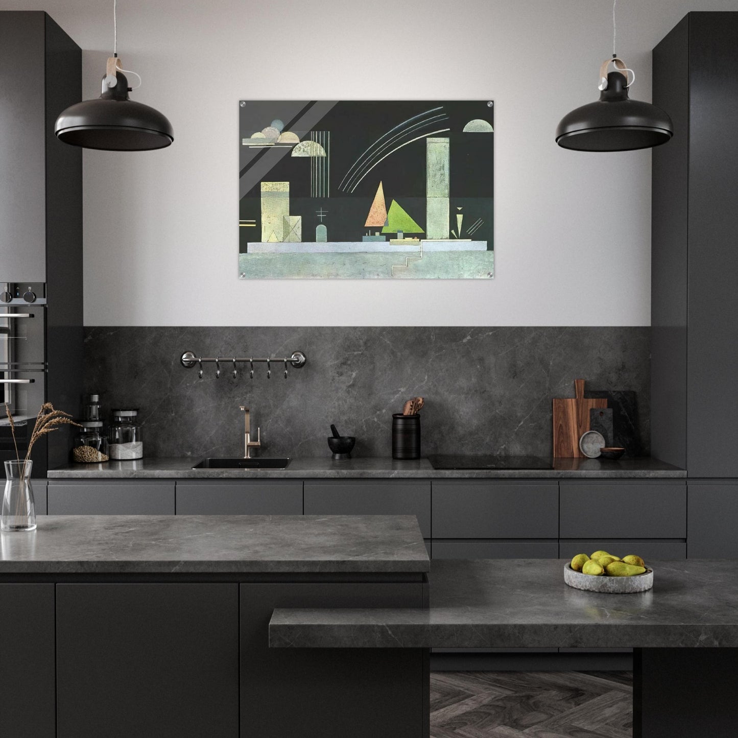 AT REST - Wassily Kandinsky Acrylic Print - 70x100 cm / 28x40″ inches