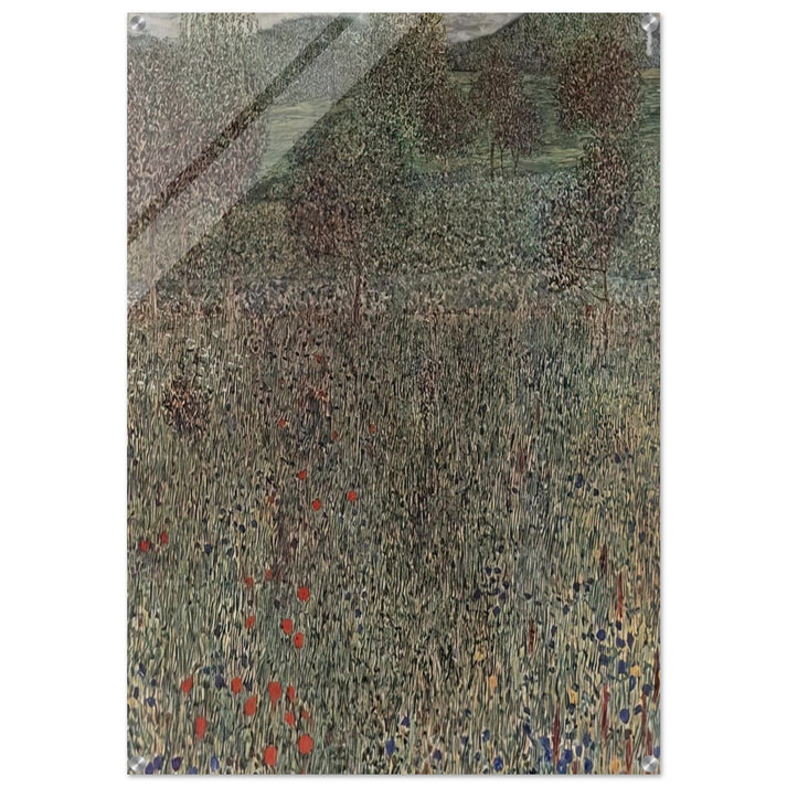 BLOOMING FIELD - Gustav Klimt Acrylic Print - 70x100 cm / 28x40″ inches