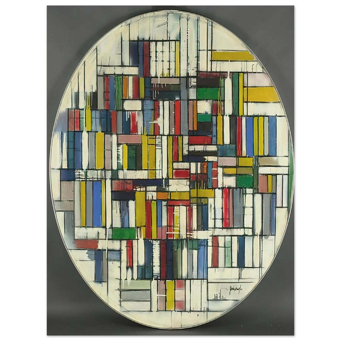 Robert Goodnough - Circle III - Post-Painterly Abstraction Fine Art Poster - Default Title