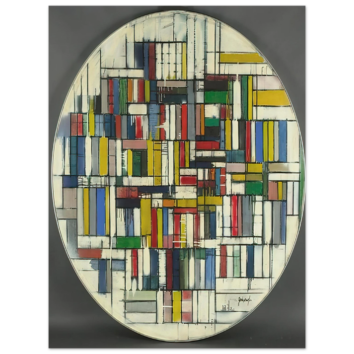 Robert Goodnough - Circle III - Post-Painterly Abstraction 75x100 cm / 30x40inches Fine Art Poster