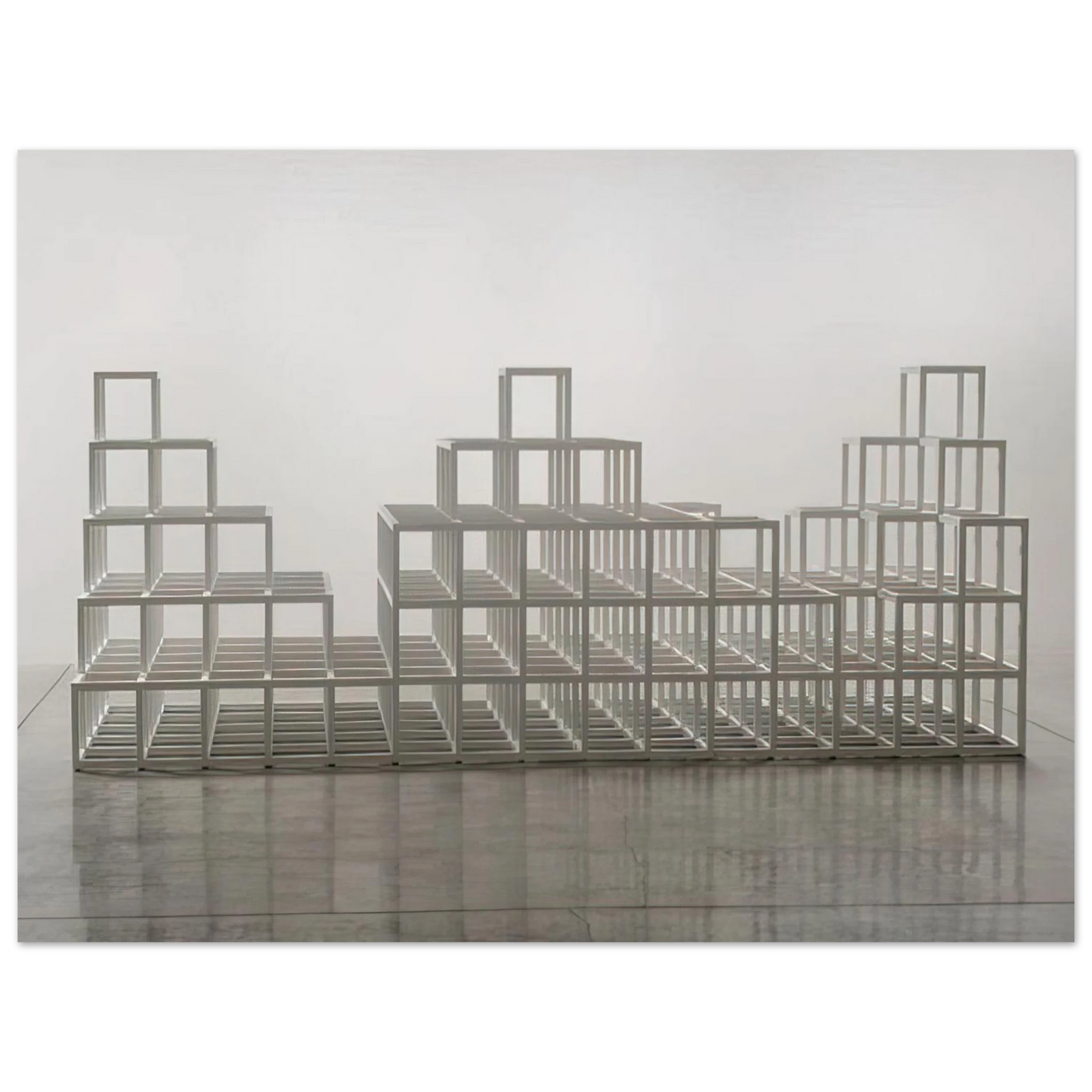 Sol LeWitt - Structure with Three Towers Fine Art Poster - Default Title