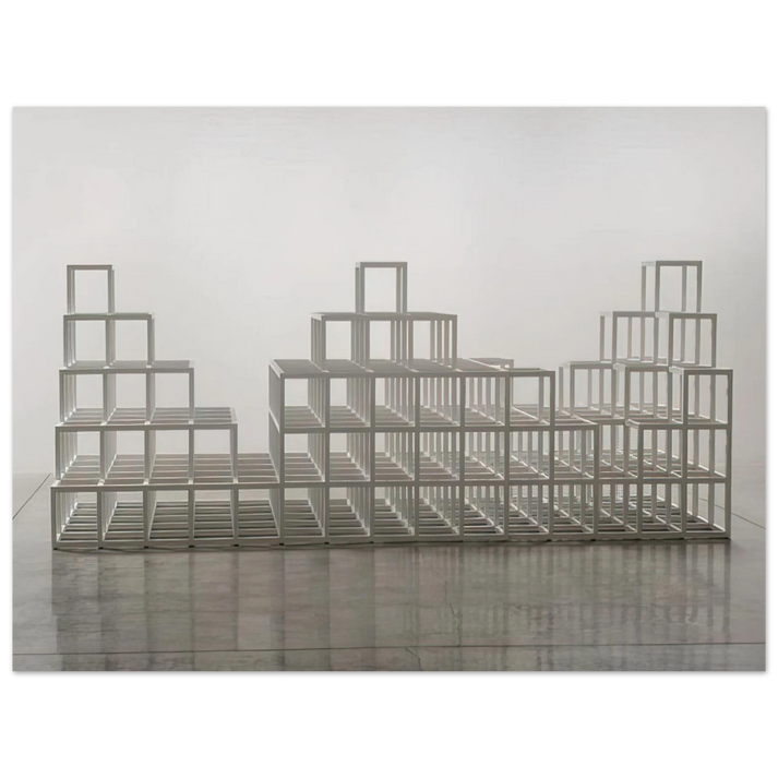 Sol LeWitt - Structure with Three Towers 75x100 cm / 30x40inches Fine Art Poster