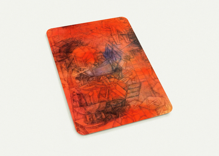 GROYNES 1925 By Paul Klee Pack of 10 Post Cards | Paul Klee Post Cards | A6 (10.5 x 14.8 cm) - 4.1 x 5.8 inches