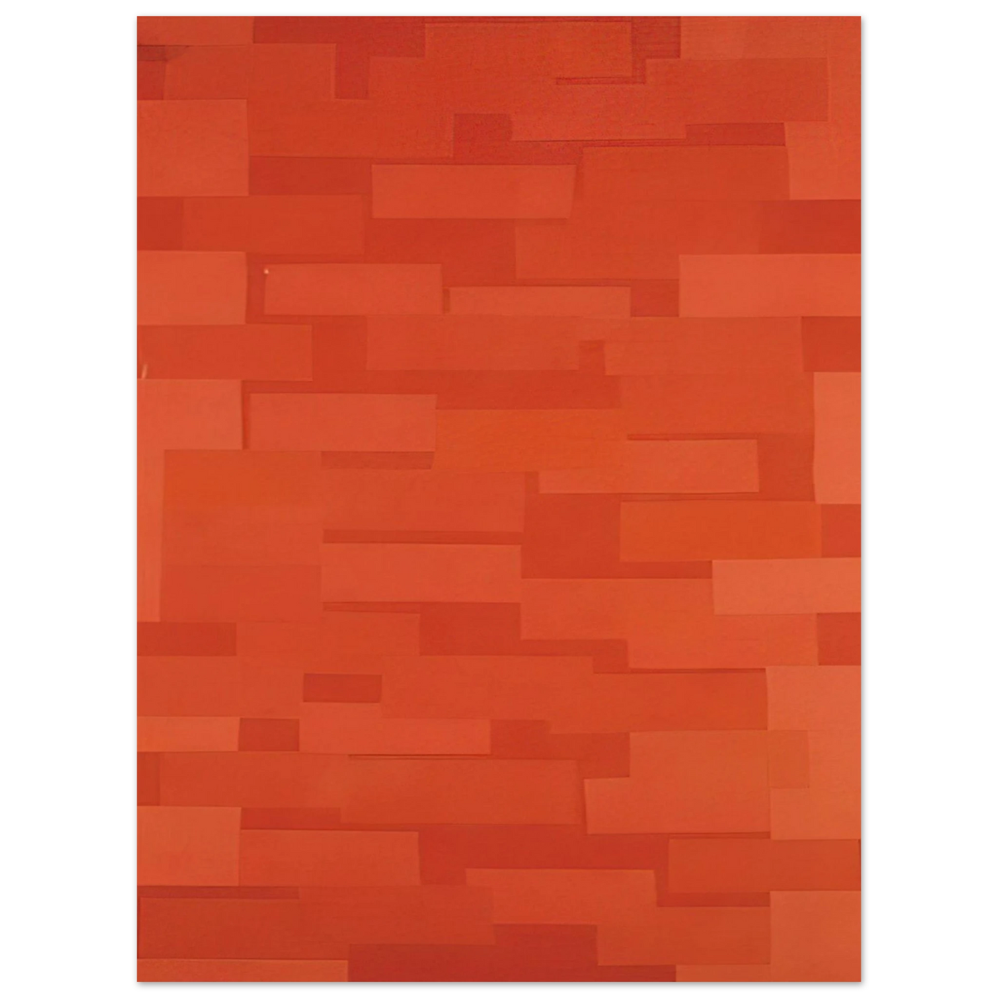 Ad Reinhardt - Number 5 Red Wall - 1952 Fine Art Poster - Default Title