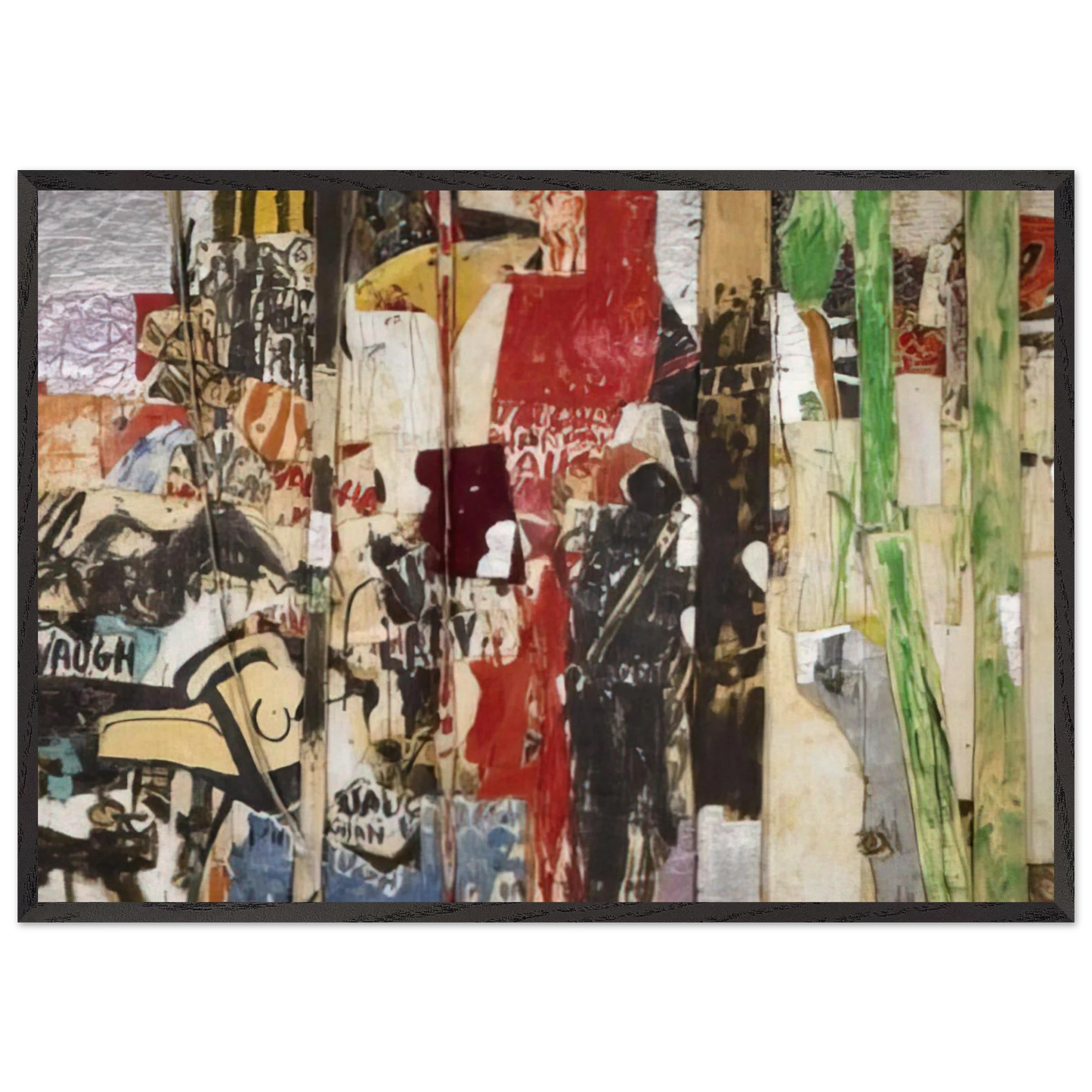 Baby - Allan Kaprow 70x100 cm / 28x40 inches Framed Art Print – Black Wooden Frame