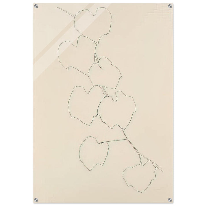 Grape Leaves II - Ellsworth Kelly Acrylic Print - 70x100 cm / 28x40″ inches