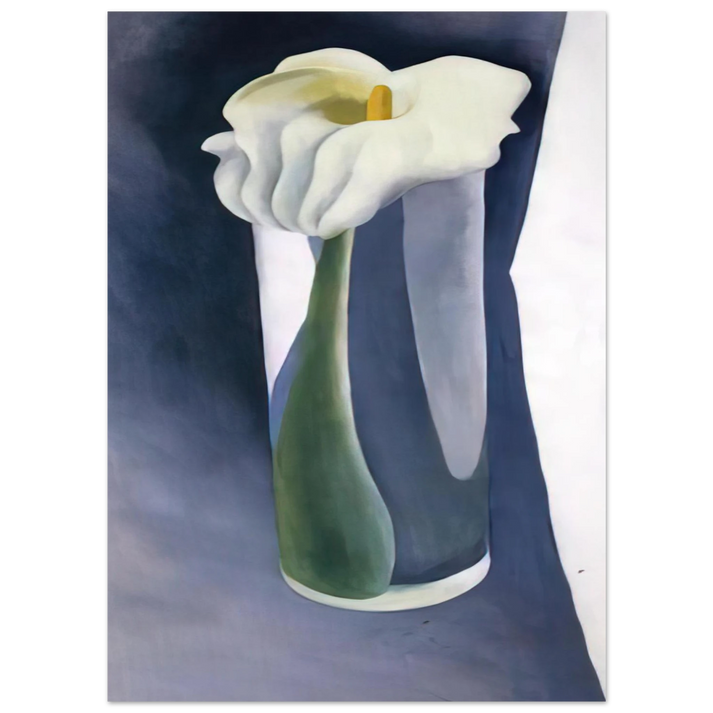 Georgia O'Keeffe - Calla Lily in Tall Glass Fine Art Poster