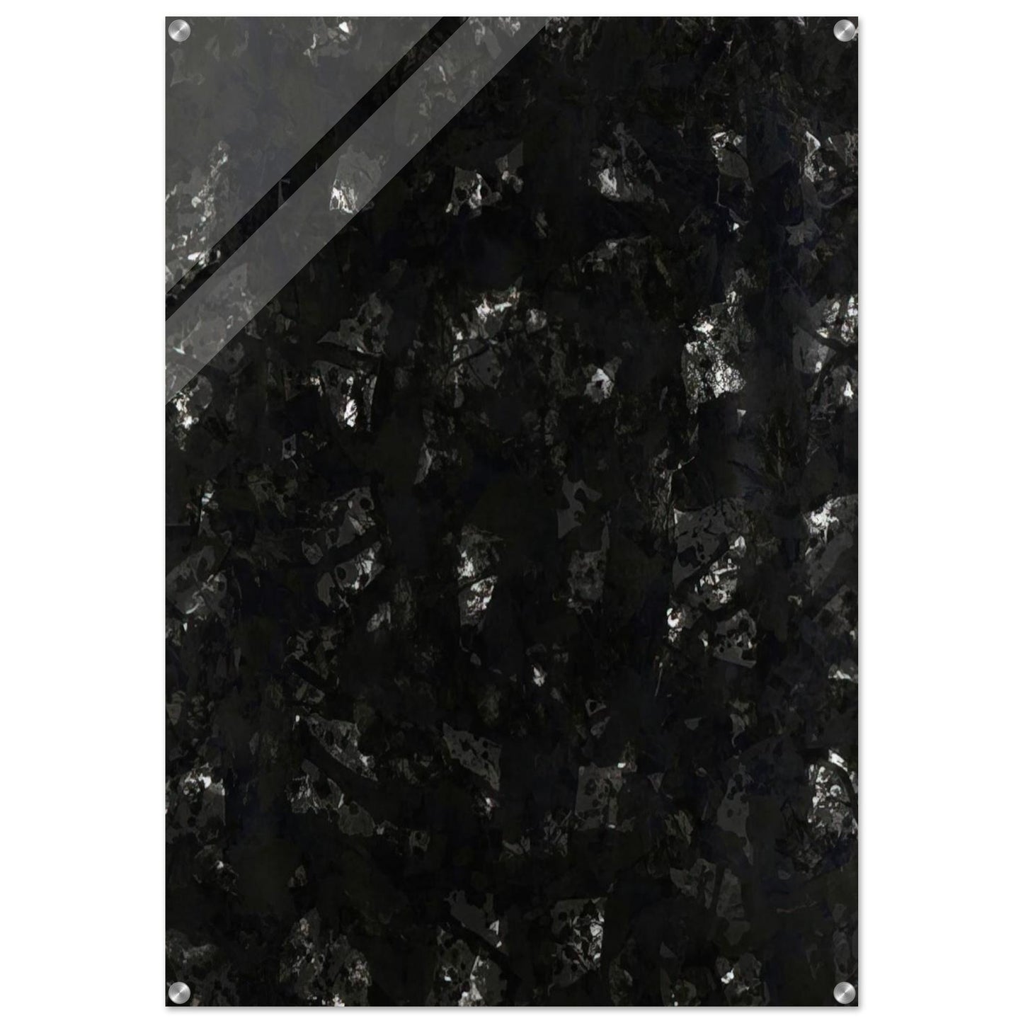 Indigo Wood - Sam Francis Acrylic Print - 70x100 cm / 28x40″ inches