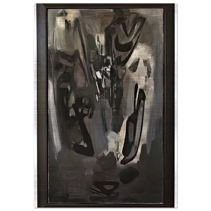 COMPOSITION 1959 - Chu teh Chun Brushed Aluminum Print - 70x100 cm / 28x40 inches | Chu teh Chun Aluminum Print | Chu teh Chun Prints
