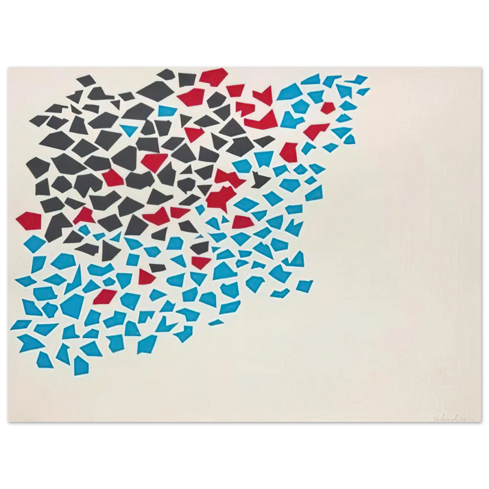 Robert Goodnough - Abstract Composition - 1980 75x100 cm / 30x40inches Fine Art Poster