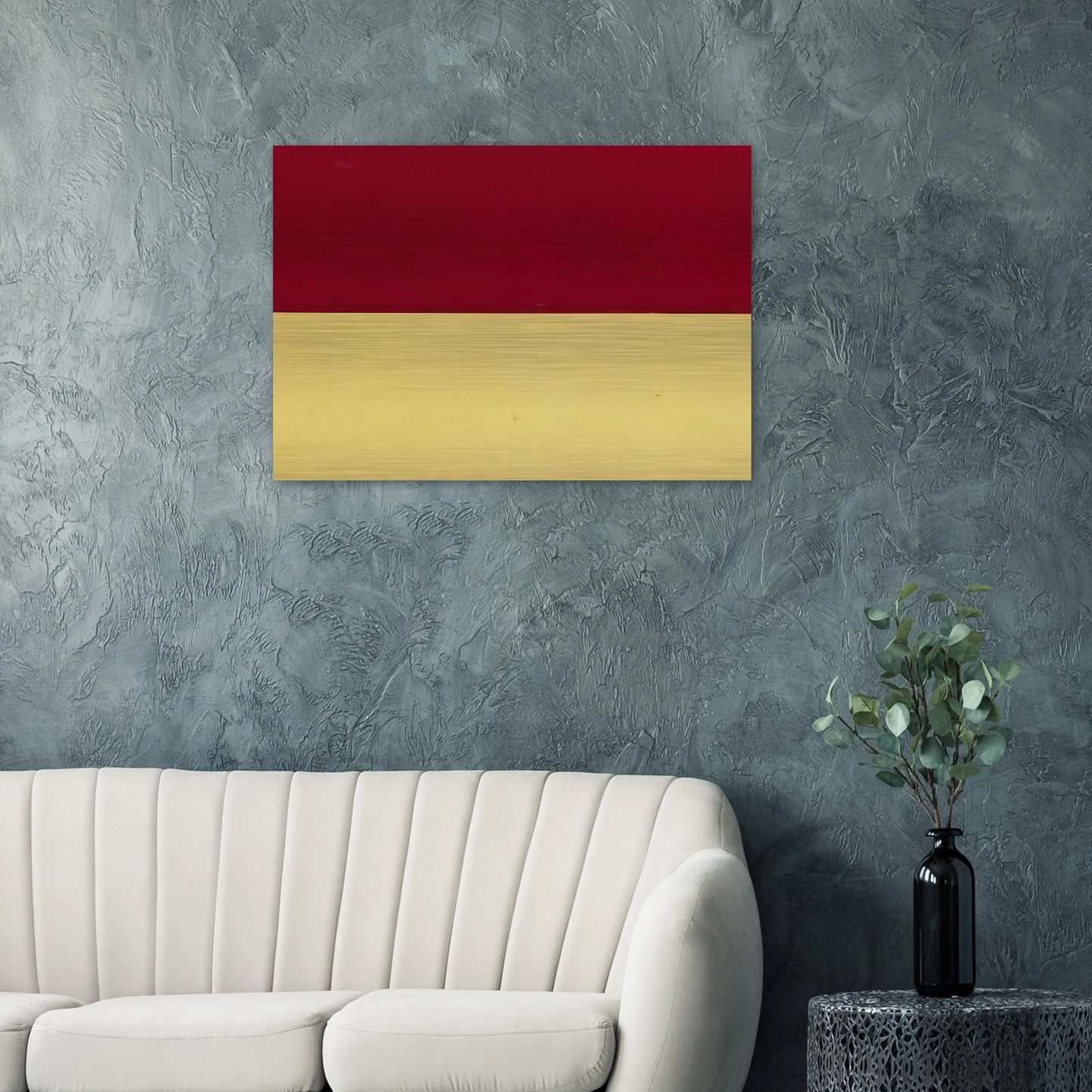 Red and Yellow - Ellsworth Kelly Brushed Aluminum Print - 70x100 cm / 28x40 inches | Ellsworth Kelly Aluminum Print | Ellsworth Kelly Prints