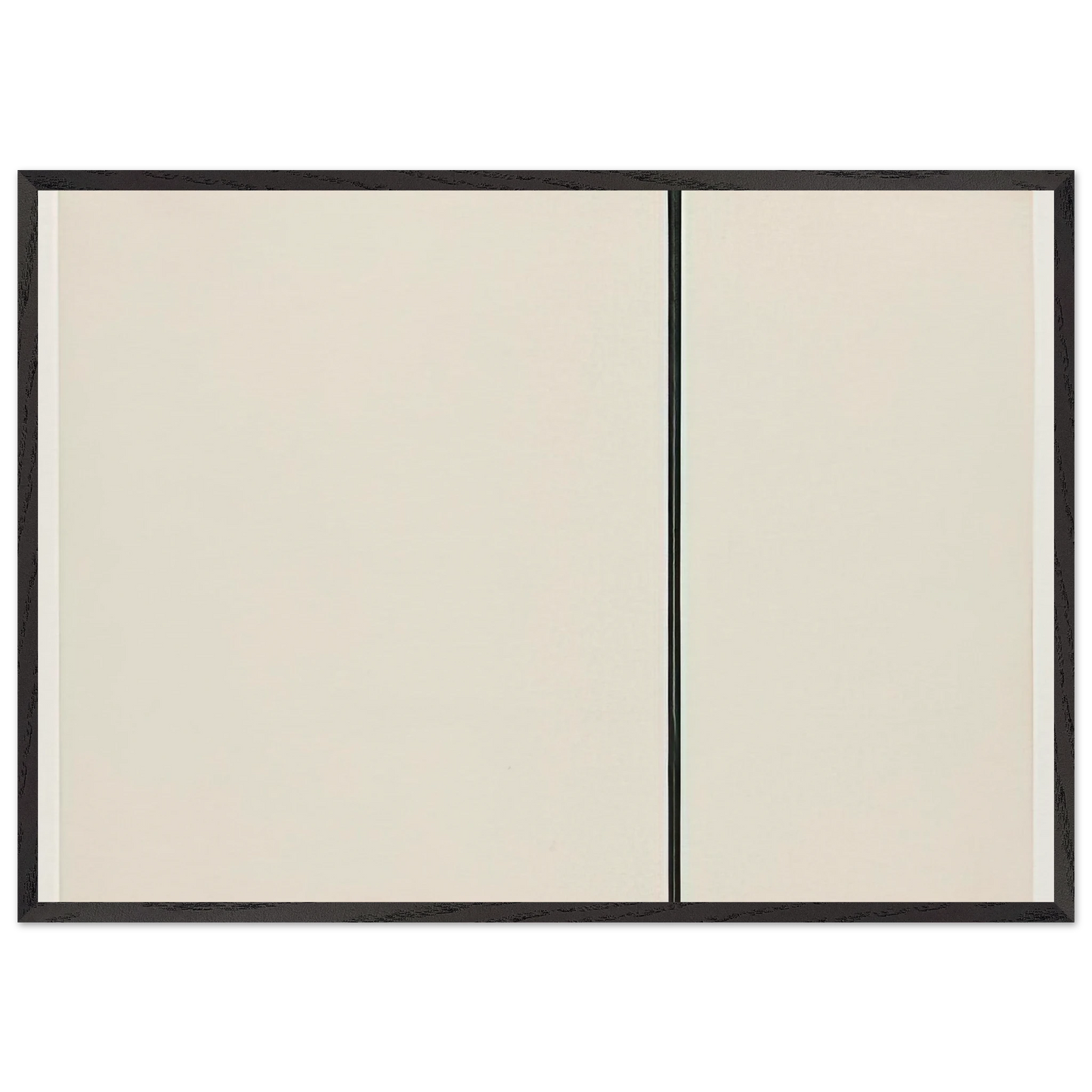 Vertical Line from the series Line Form Color - Ellsworth Kelly Framed Art Print – Black Wooden Frame - Default Title - -Framed Art Print