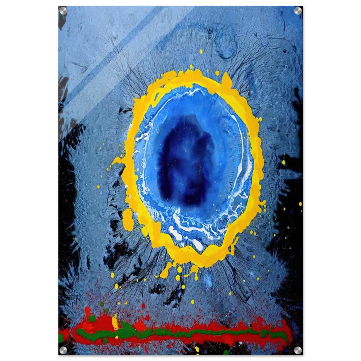 Moon's Milk - 2009 - John Hoyland Acrylic Print - 70x100 cm / 28x40″ inches | John Hoyland Wall Art | John Hoyland Prints