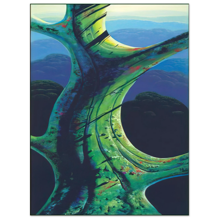 Eyvind Earle - Sky Reach 75x100 cm / 30x40inches Fine Art Poster
