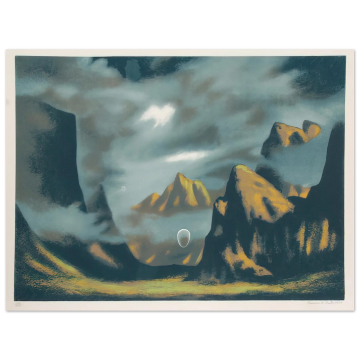 Clarence Holbrook Carter - Eschatos 18 - 1977 75x100 cm / 30x40inches Fine Art Poster