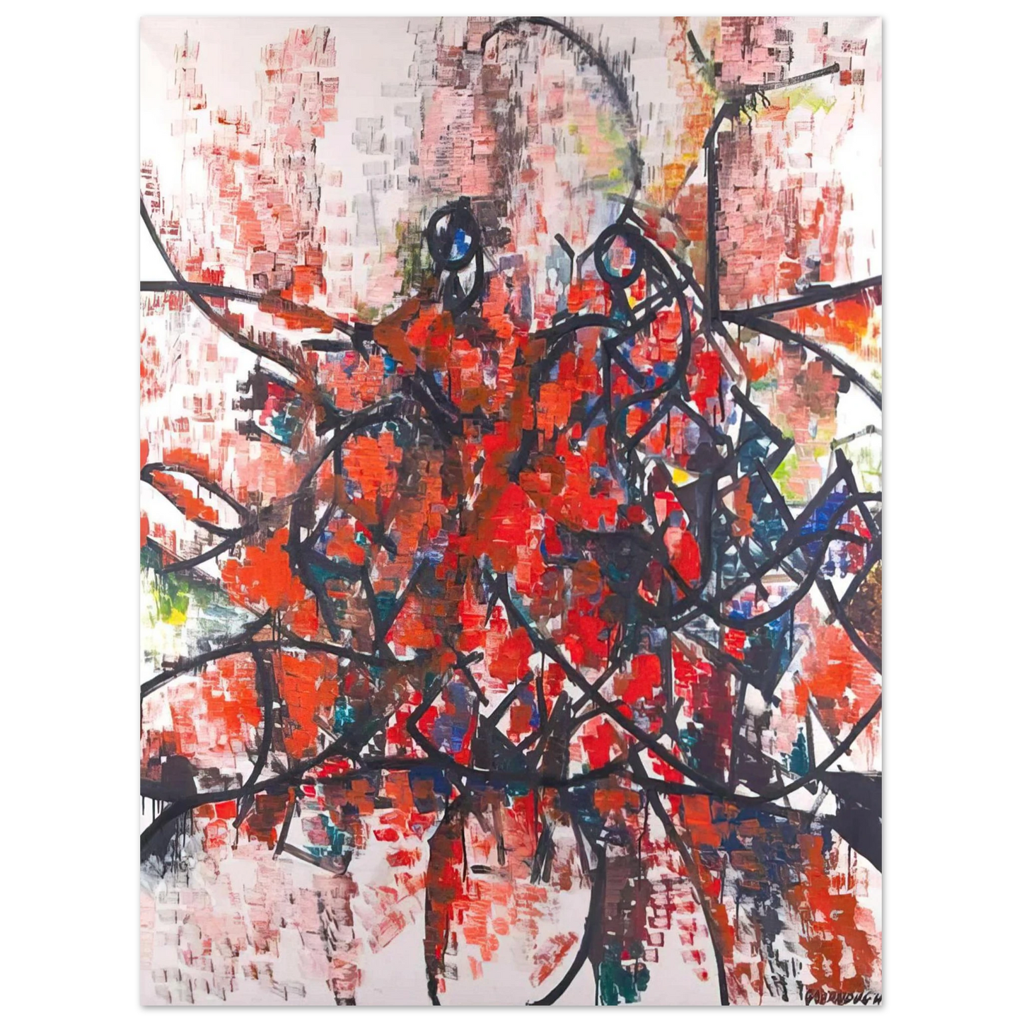 Robert Goodnough - Mambo - 1956 Fine Art Poster - Default Title