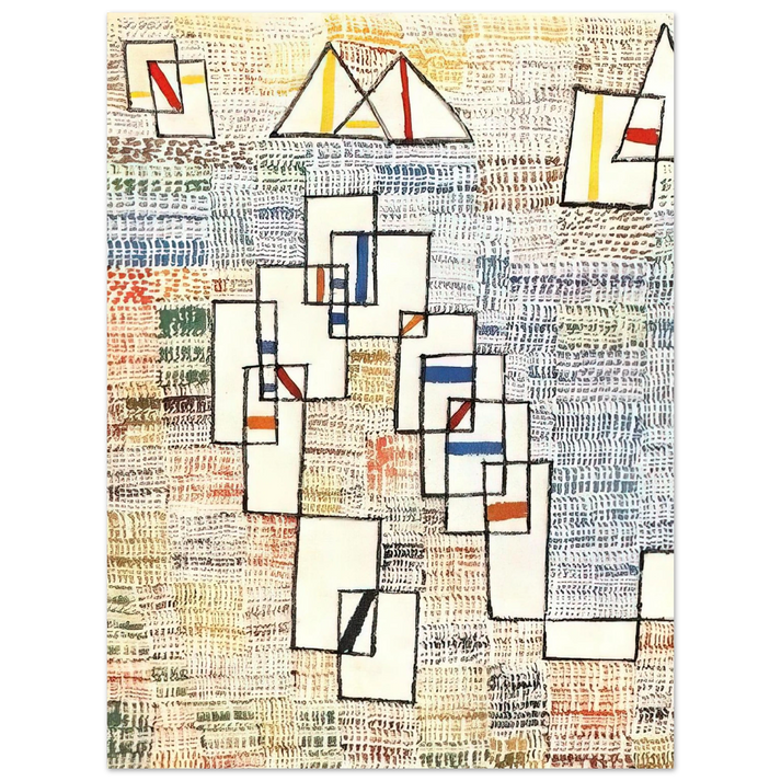 Paul Klee - COTE DE PROVENCE 75x100 cm / 30x40inches Fine Art Poster
