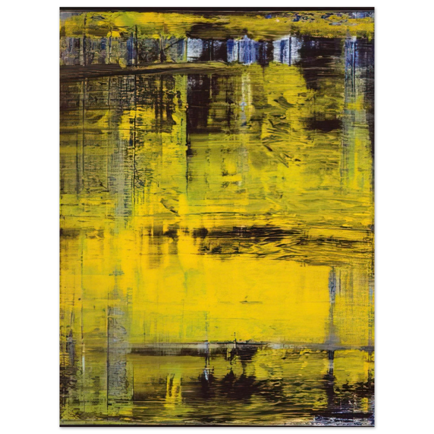 Gerhard Richter - ABSTRACT PAINTING NO 809 3 Fine Art Poster - Default Title