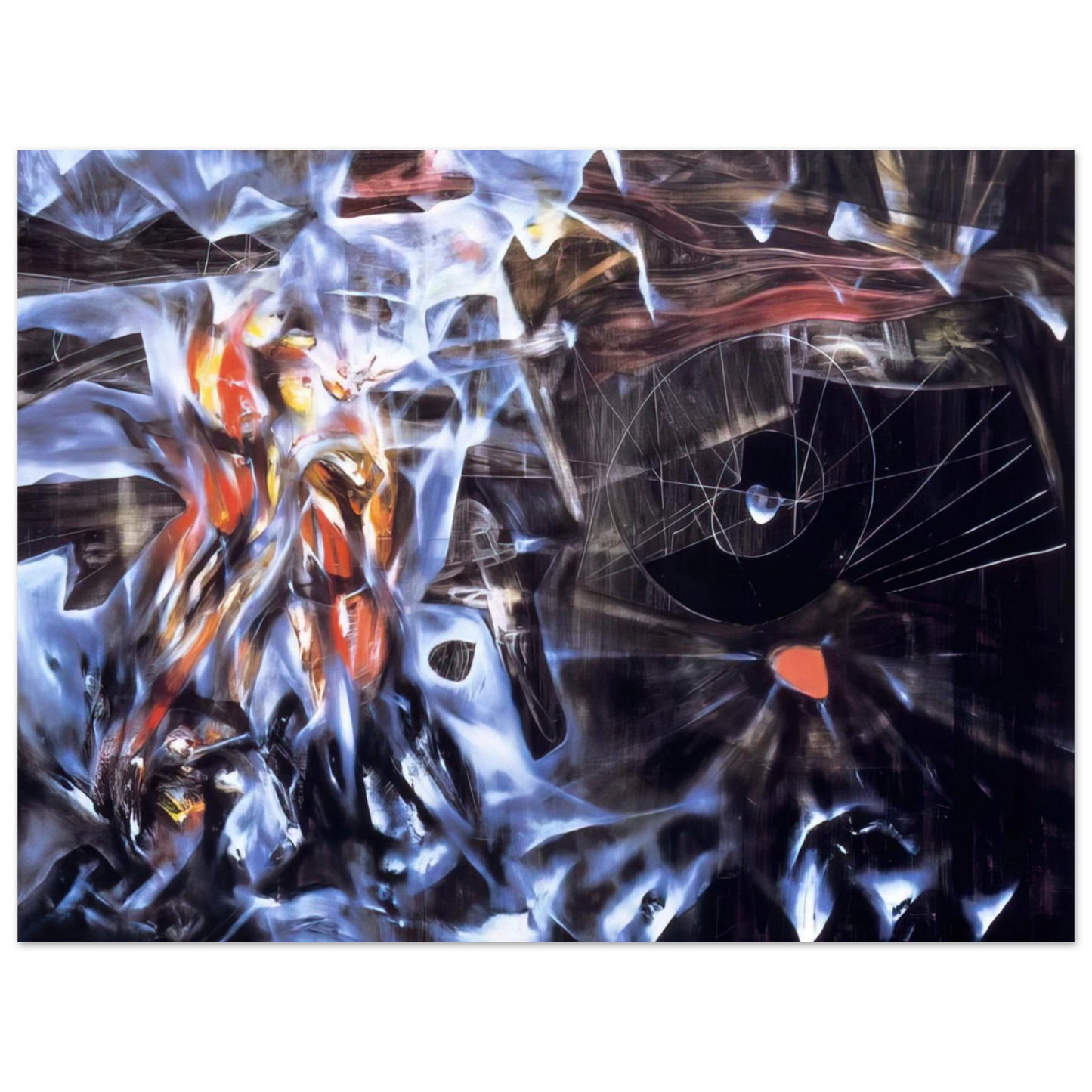 Roberto Matta - DISASTERS OF MYSTICISM Fine Art Poster - Default Title
