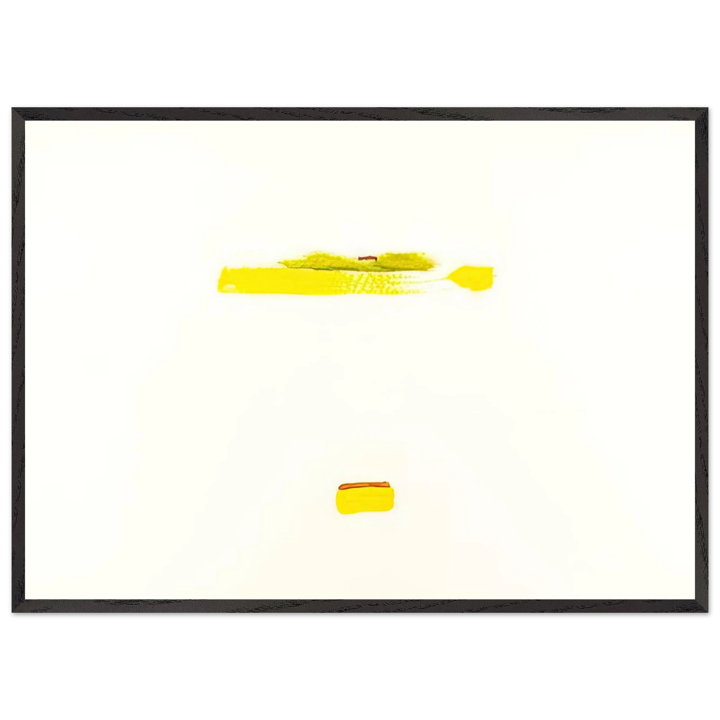 Helen Frankenthaler - New York III - 1972 Wall art - 20x25 cm / 8x10 inches - Premium Wooden Framed Poster With Fine Art Paper - Black frame