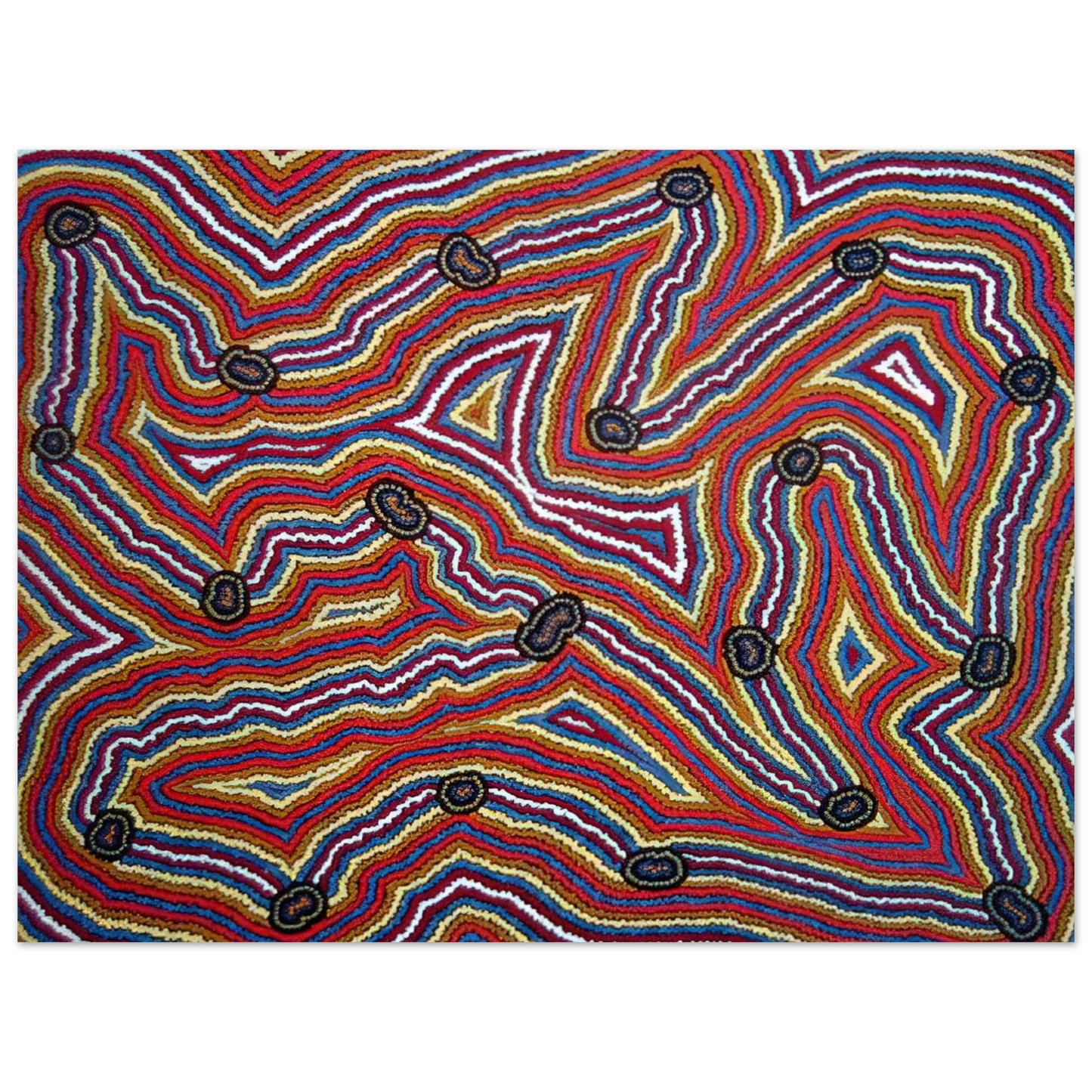 Clifford Possum Tjapaltjarri - Narripi Dreaming - 1992 Fine Art Poster - Default Title