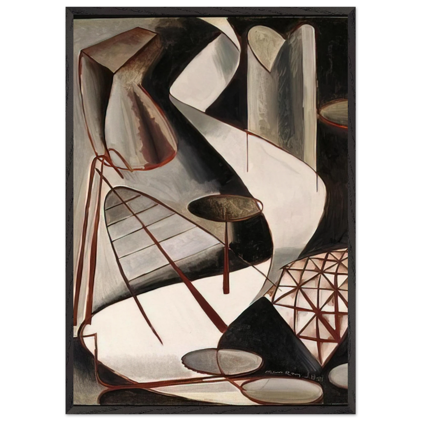 RETURN TO REASON - Man Ray Framed Art Print – Black Wooden Frame - Default Title - -Framed Art Print