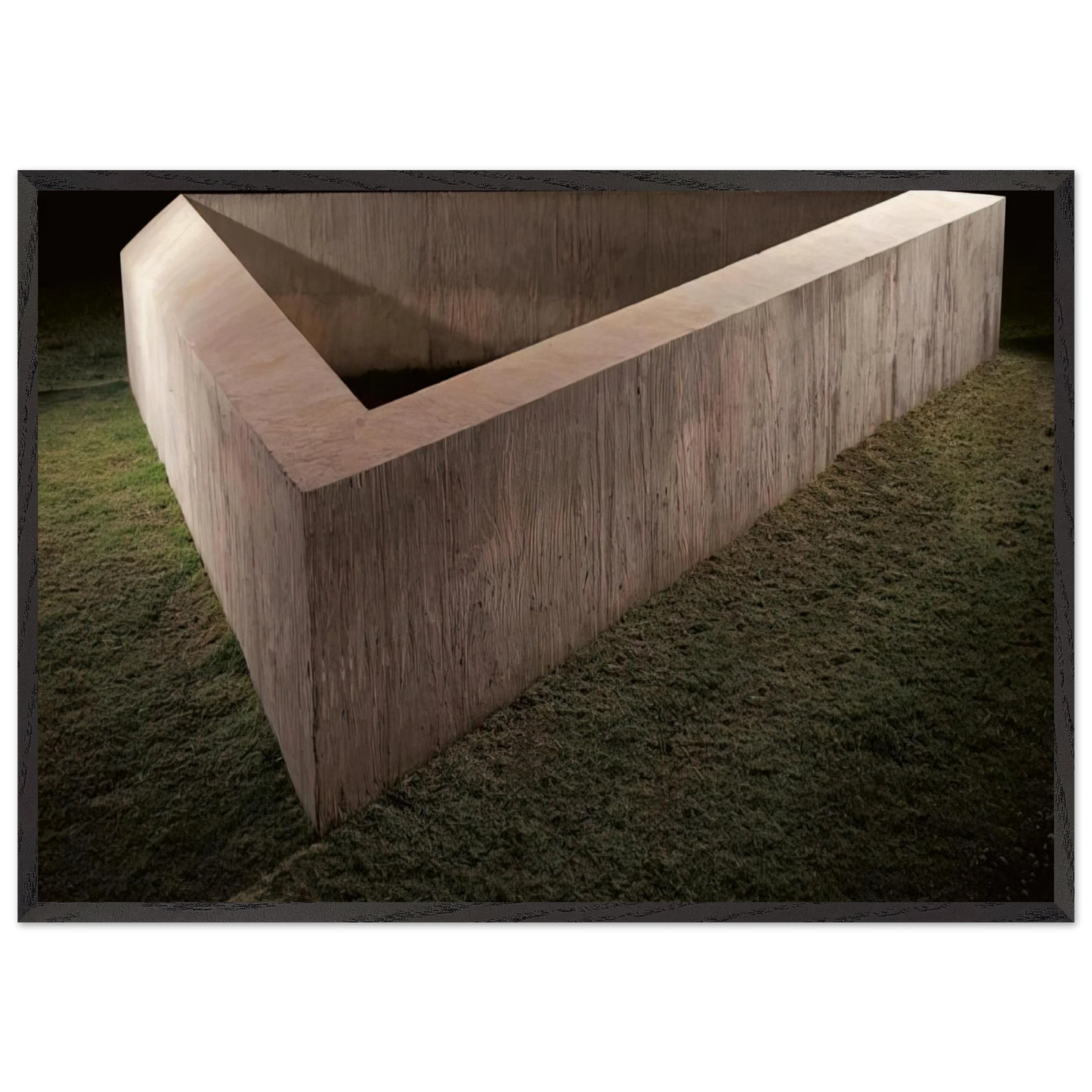 Untitled Adelaide - 1975 - Donald Judd Framed Art Print – Black Wooden Frame - Default Title - -Framed Art Print