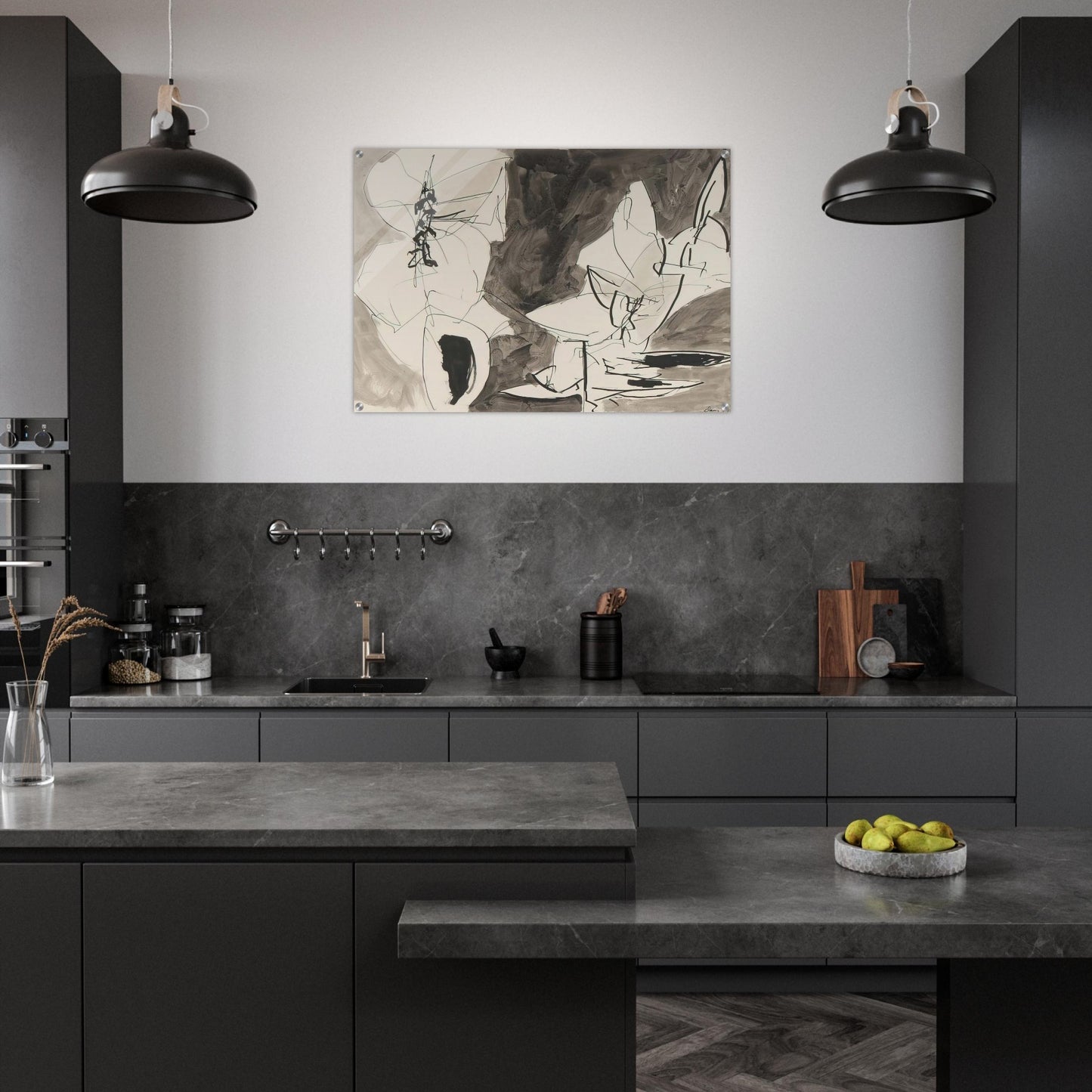 Leap Frog - 1952 - Gene Davis Acrylic Print - 70x100 cm / 28x40″ inches