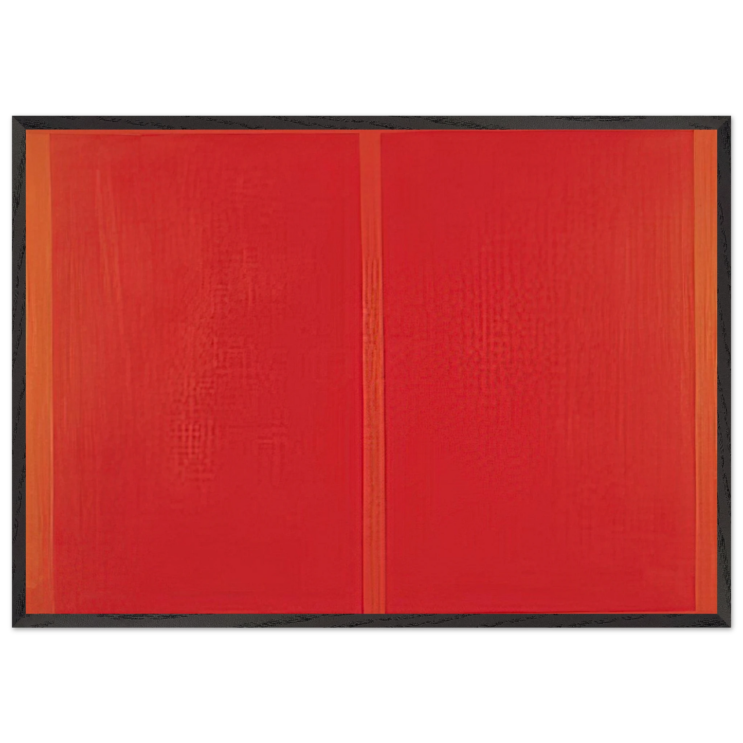 Rettangoli equivalenti - 1965 - Antonio Calderara 70x100 cm / 28x40 inches Framed Art Print – Black Wooden Frame