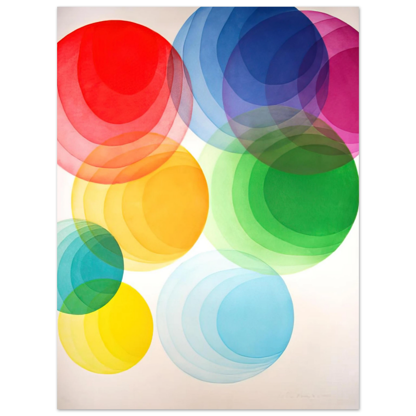 Piero Dorazio - Untitled - Op Art Fine Art Poster - Default Title