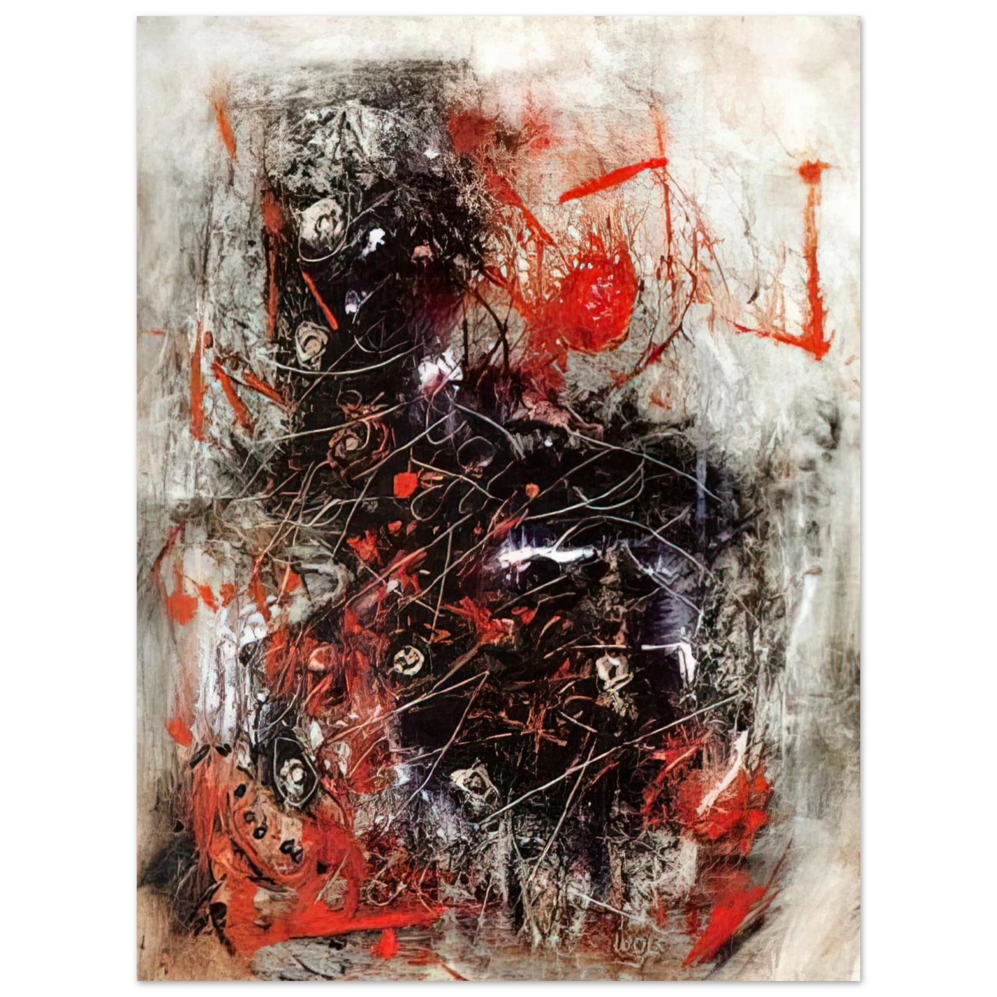 Wols - Oui, Oui, Oui - Tachisme Fine Art Poster - Default Title