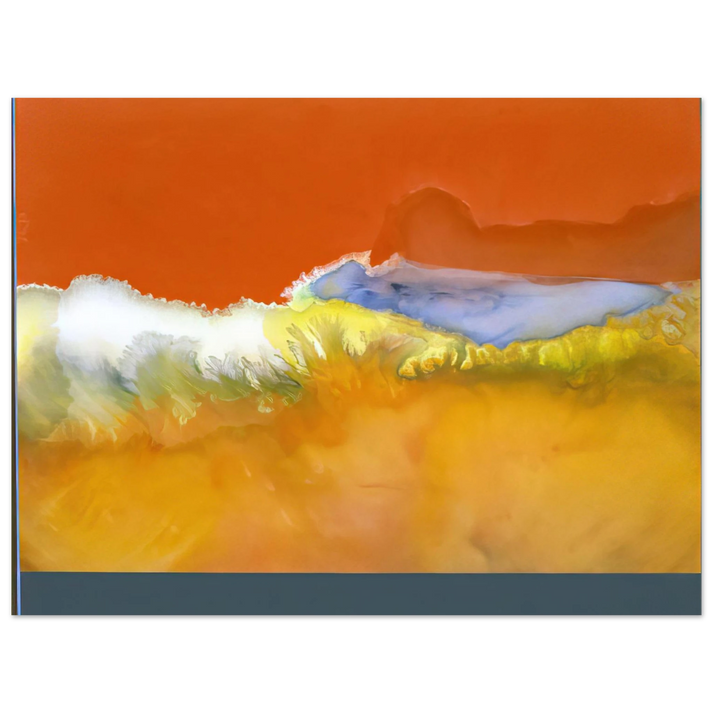 Ronnie Landfield - Violet Grove - 1978 75x100 cm / 30x40inches Fine Art Poster