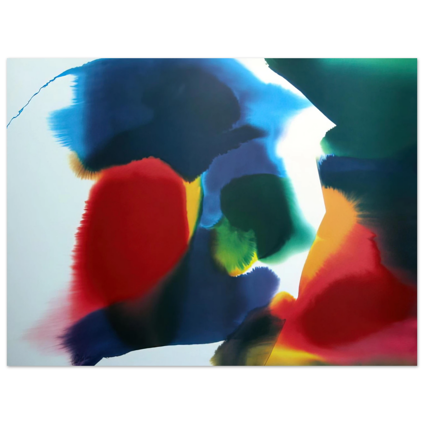 Paul Jenkins - Phenomena Sherman Vortex - 1991 Fine Art Poster - Default Title