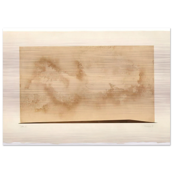 Déka 28 - 1987 - John Cage Brushed Aluminum Print - 70x100 cm / 28x40 inches | John Cage Aluminum Print | John Cage Prints