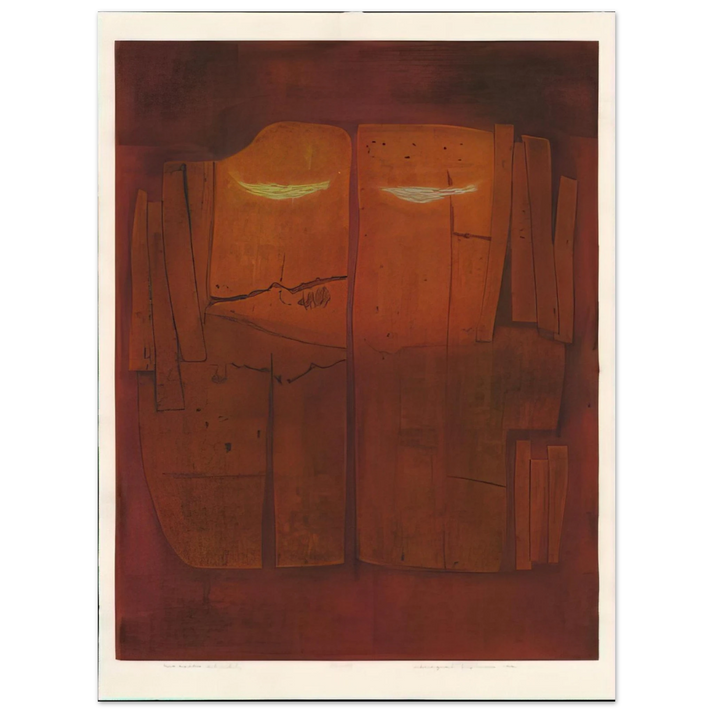 Hiroyuki Tajima - Two Exiles - 1972 75x100 cm / 30x40inches Fine Art Poster