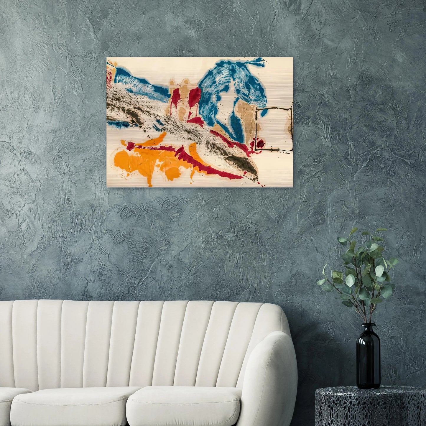 Alassio, 1960- - Helen Frankenthaler Brushed Aluminum Print - 70x100 cm / 28x40 inches | Helen Frankenthaler Aluminum Print | Helen Frankenthaler Prints