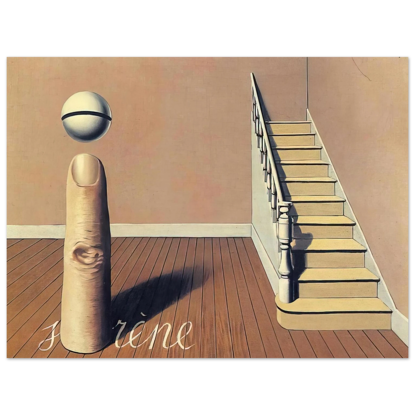 Rene Magritte - FORBIDDEN LITERATURE THE USE OF THE WORD 1936 Fine Art Poster - Default Title