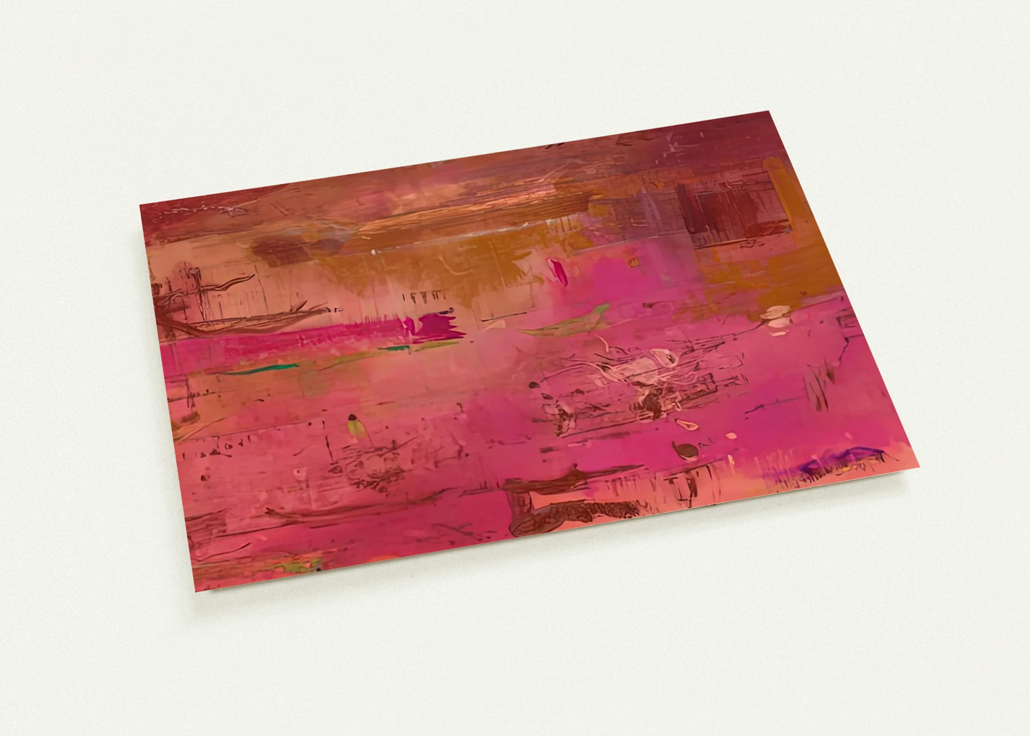 Dream Walk Red, 1978- By Helen Frankenthaler Pack of 10 Post Cards | Helen Frankenthaler Post Cards | A6 (10.5 x 14.8 cm) - 4.1 x 5.8 inches