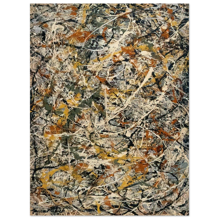 Jackson Pollock - NUMBER 3 1 75x100 cm / 30x40inches Fine Art Poster