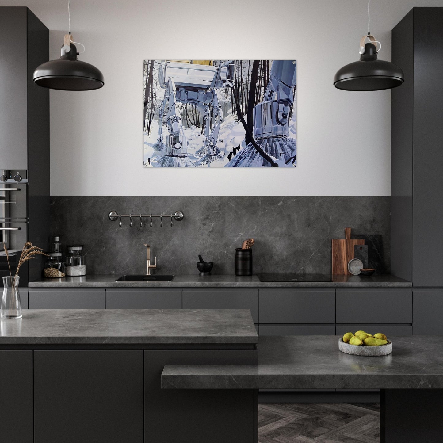 Syd Mead - Syd Mead Acrylic Print - 70x100 cm / 28x40″ inches | Syd Mead Wall Art | Syd Mead Prints