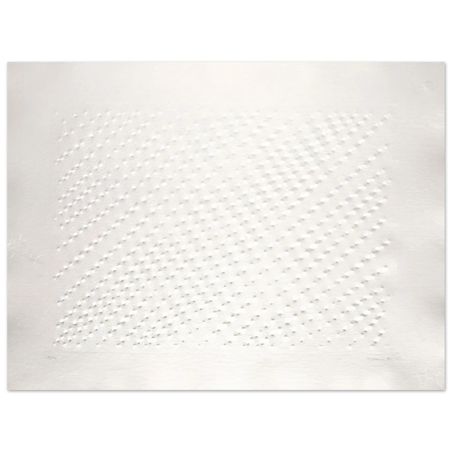 Enrico Castellani - Untitled Hommage á Santomaso - Spatialism Fine Art Poster - Default Title