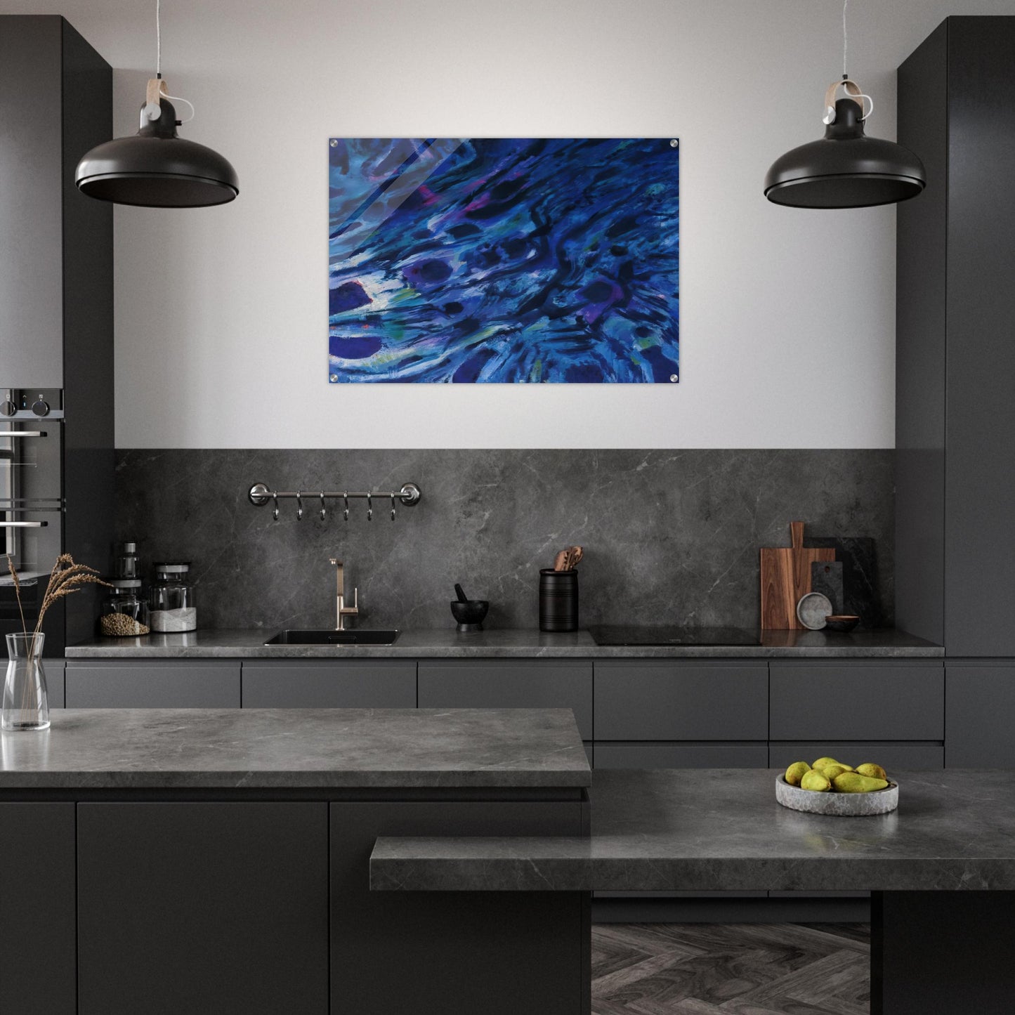 Eaux vives - 1979 - Alfred Manessier Acrylic Print - 70x100 cm / 28x40″ inches | Alfred Manessier Wall Art | Alfred Manessier Prints