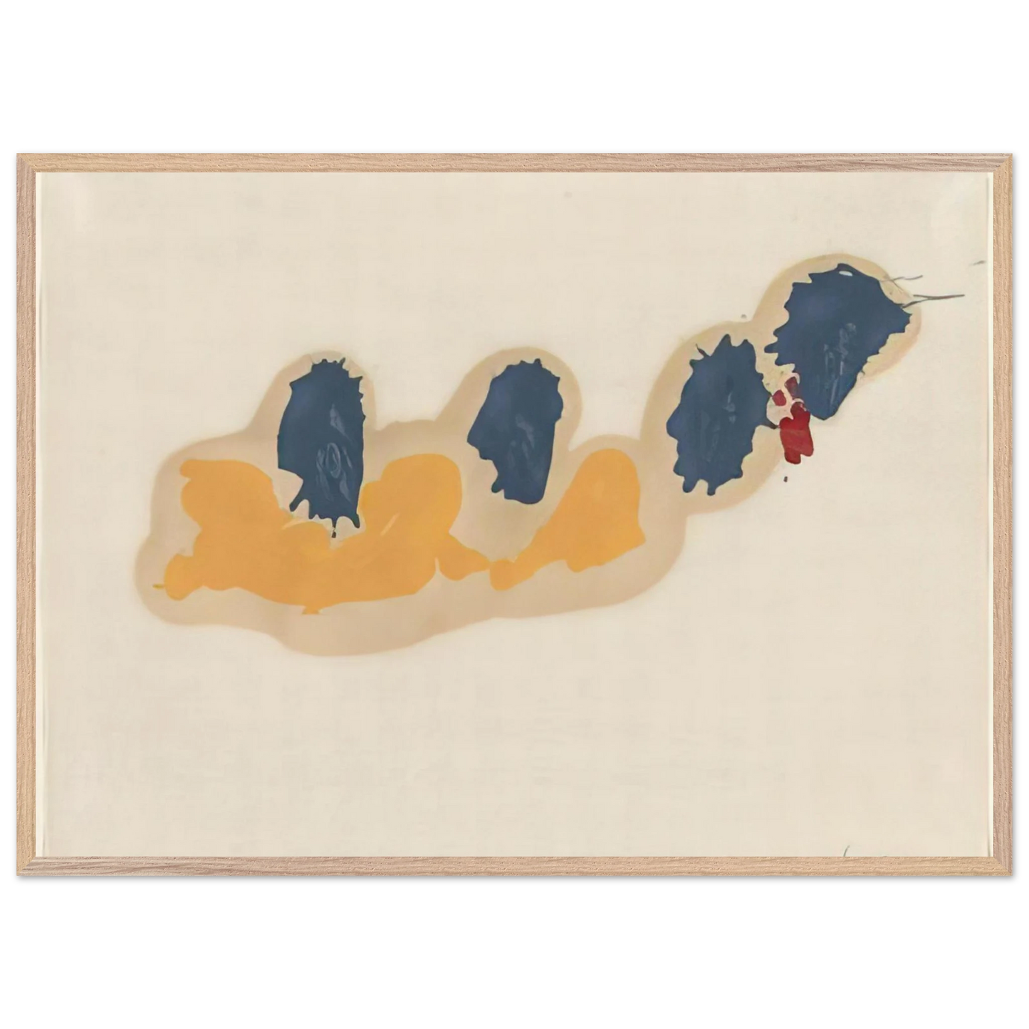 Helen Frankenthaler - April IV - 1960 Wall art - A3 (29.7 x 42 cm) - Fine Art Poster - -