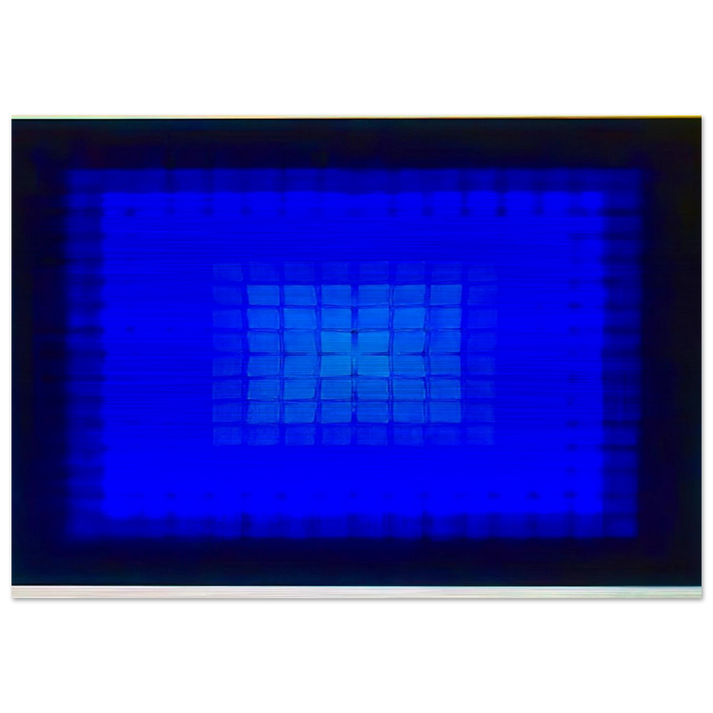 Quasar - 1966 - Victor Vasarely Brushed Aluminum Print - 70x100 cm / 28x40 inches | Victor Vasarely Aluminum Print | Victor Vasarely Prints