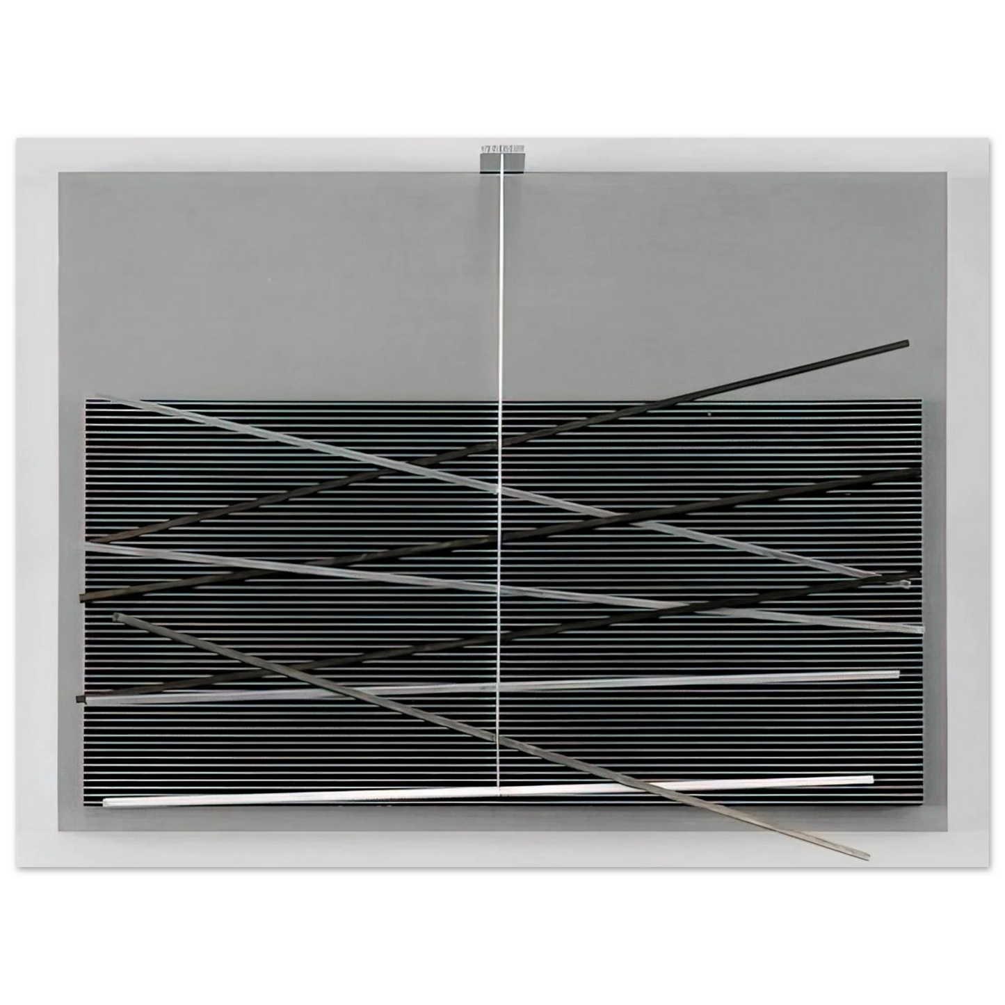 Jesus Rafael Soto - VIBRATIONS M TALLIQUES 1969 Fine Art Poster - Default Title